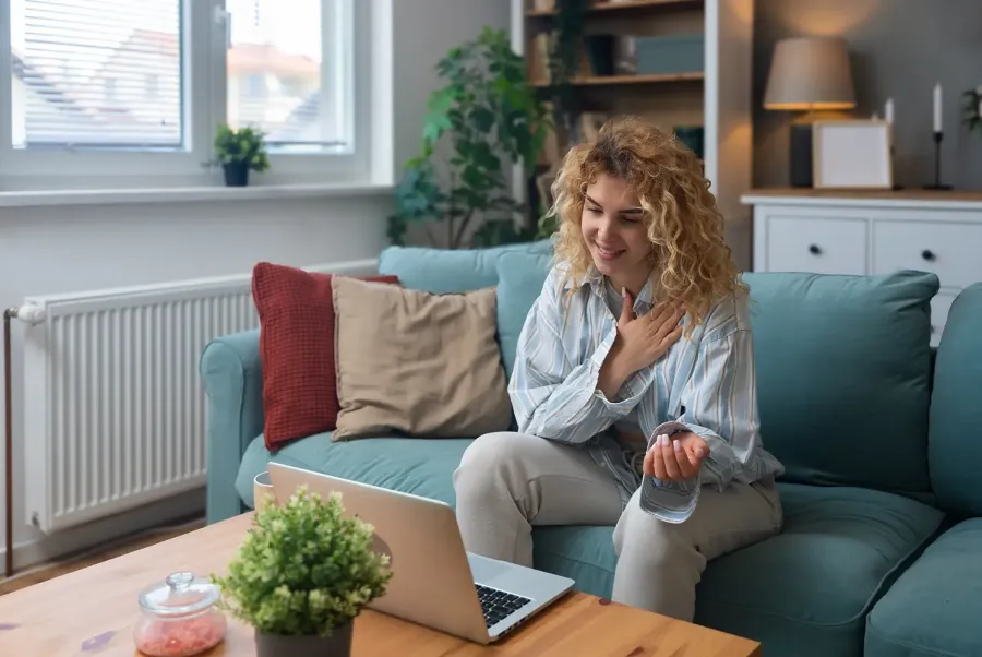 Telehealth therapy with Nelson Counseling
